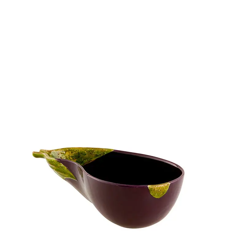 Bordallo Pinheiro Aubergine-Inspired Salad Bowl 1
