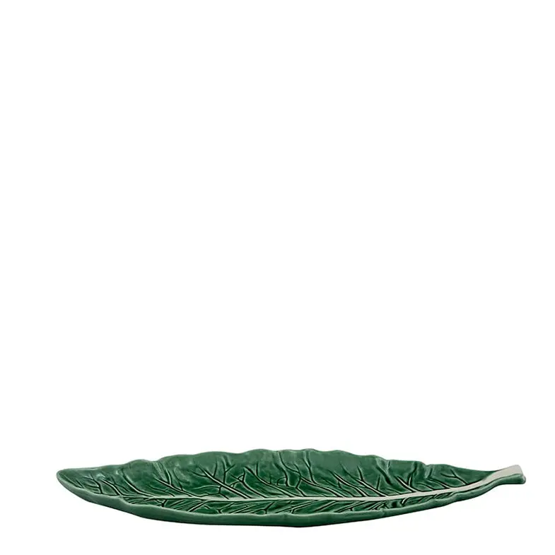 Bordallo Pinheiro Leaf-Shaped Serving Platter 1