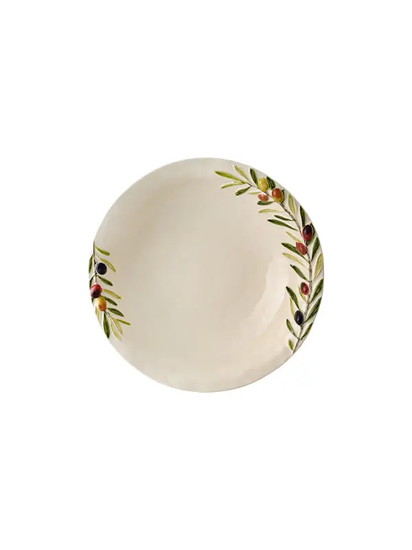 Bordallo Pinheiro Olival Salad Bowl – Handcrafted Stoneware 1