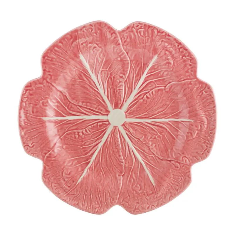 Bordallo Pinheiro Pink Cabbage Charger Plate | Elegant Dinnerware Accent 1