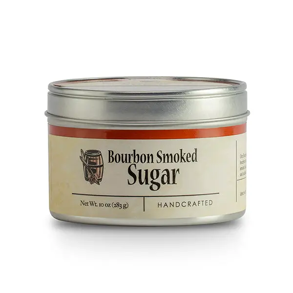 Bourbon Barrel Foods Smoked Sugar – Small-Batch Bourbon Barrel-Aged Sweetener 1