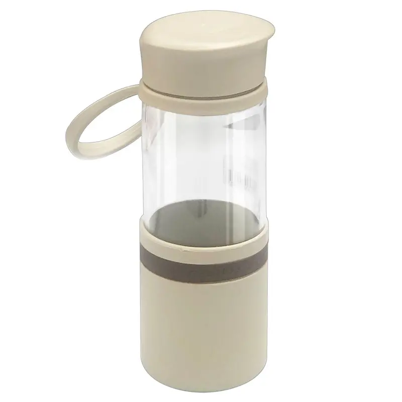 Bpa-Free Glass Water Bottle – 400 Ml Leak-Proof Design 1