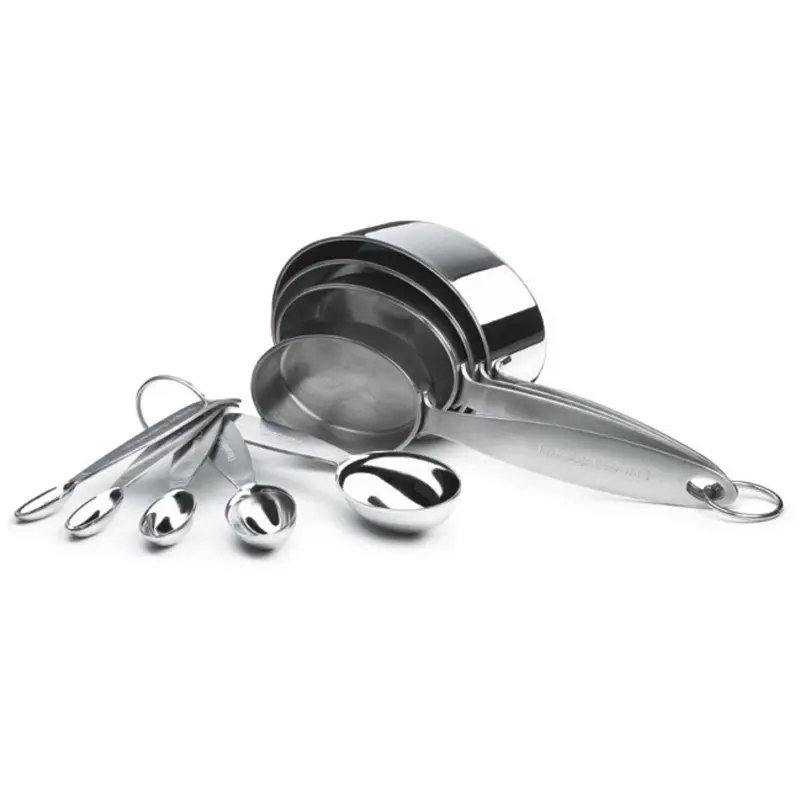 Browne Stainless Steel Measuring Cup And Spoon Set 1