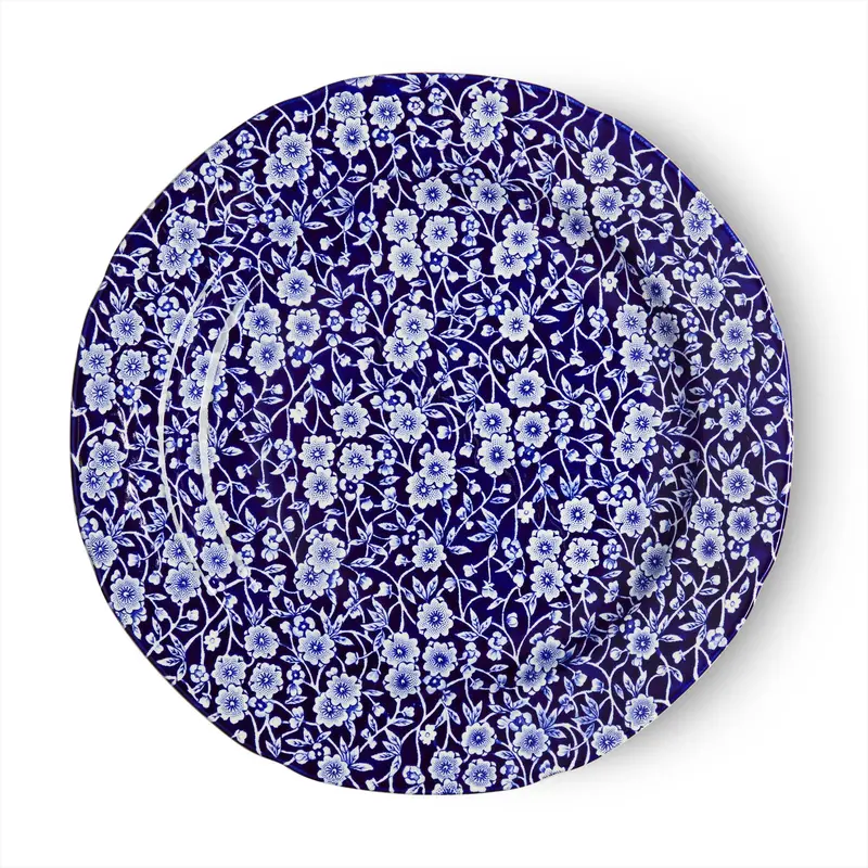 Burleigh Blue Calico Large Dinner Plate 1