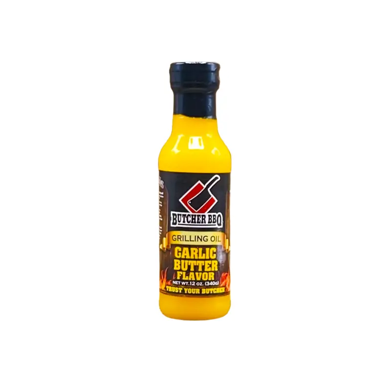 Butcher Bbq Garlic Butter Grilling Oil – Infused High-Heat Cooking Oil 1