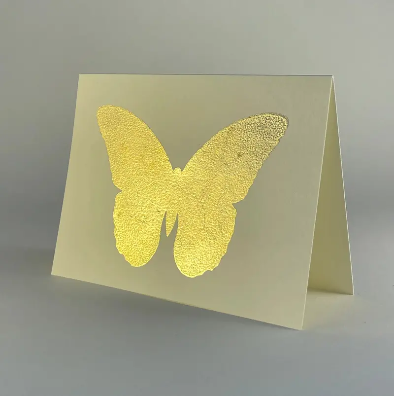 Catherine Greenup Greeting Card – Butterfly Art On Ivory 1