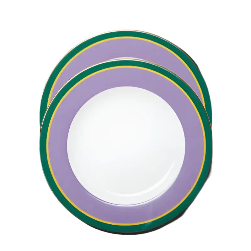 Ceramic Dinner Plate Set (2 Pcs) 1