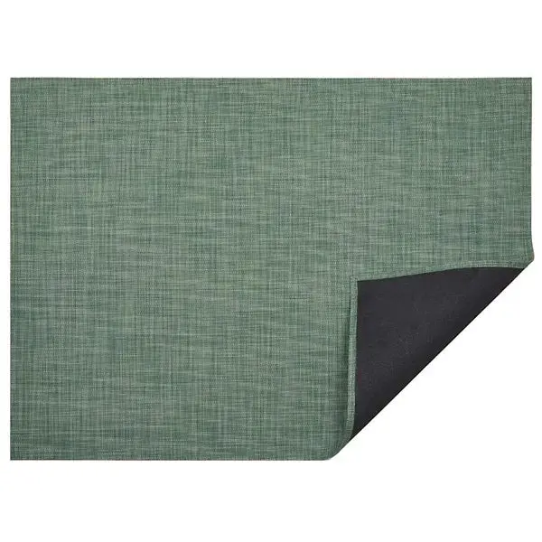 Chilewich Mini Basketweave Rug – Ivy, 35" × 48" 1