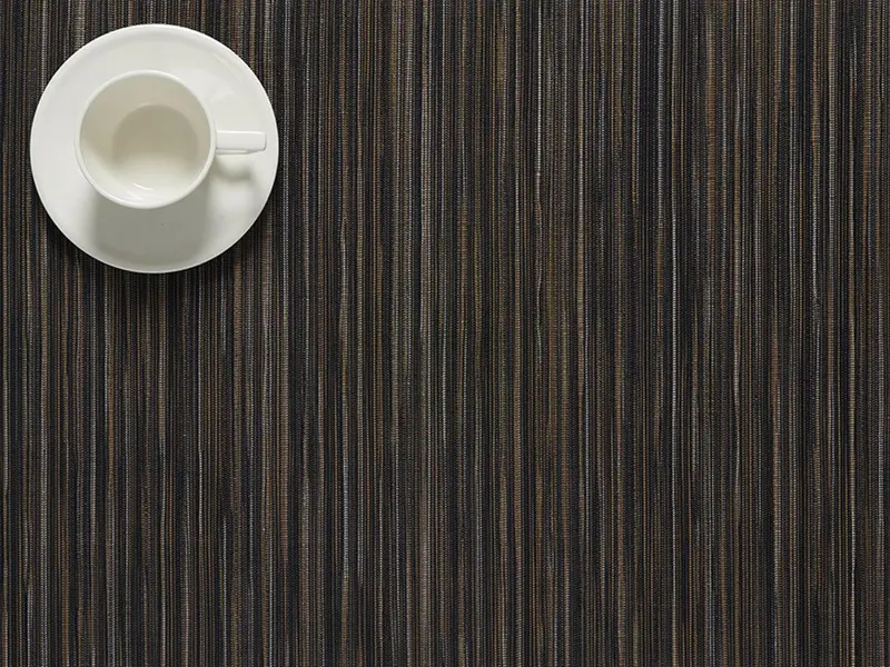 Chilewich Ribweave Rectangle Placemats In Tiger Eye Pattern 1