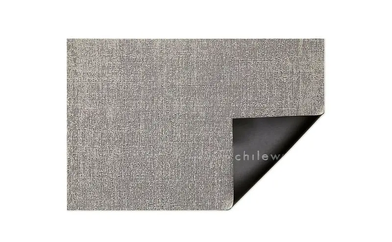 Chilewich Solid Shag Mat In Snow White, 24" X 36" 1