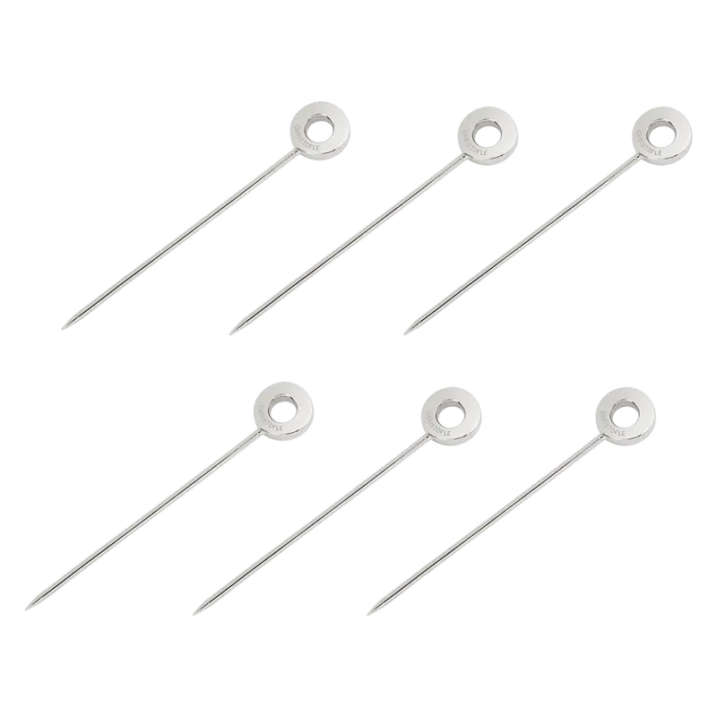 Christofle Oh De Christofle Stainless Steel Cocktail Picks – Set Of 6 1