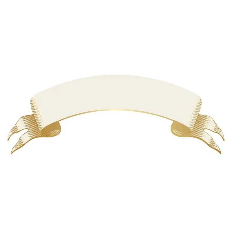 Classic Gold Banner Table Accent | Hester & Cook Festive Décor 1