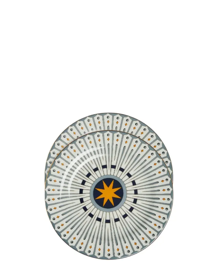 Classic Two-Piece Dessert Plate Set 1