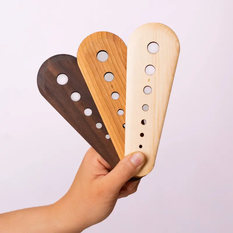 Collin Garrity Walnut-Wood Herb Stripper Tool 1