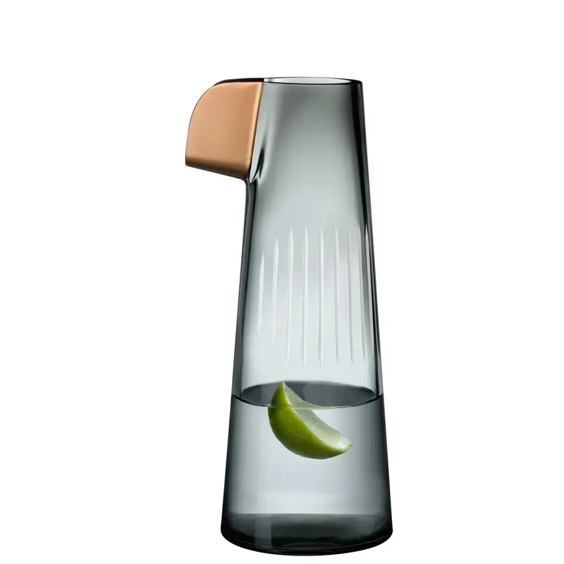 Colorful Parrot-Themed Glass Water Carafe 1