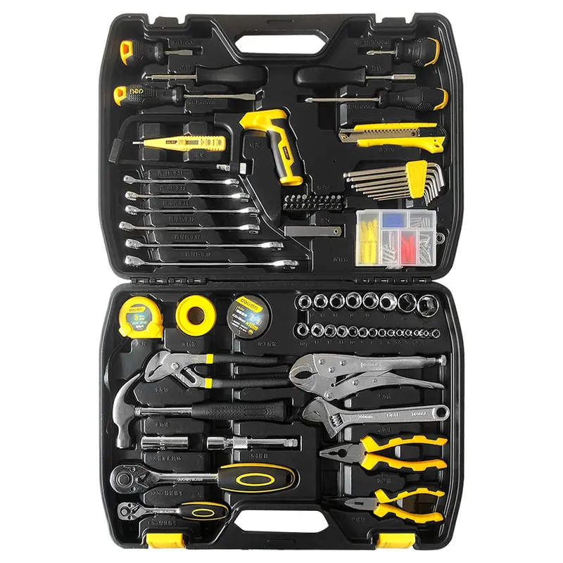 Comprehensive 80-Piece Tool Kit For Home Repairs And Diy Projects 1
