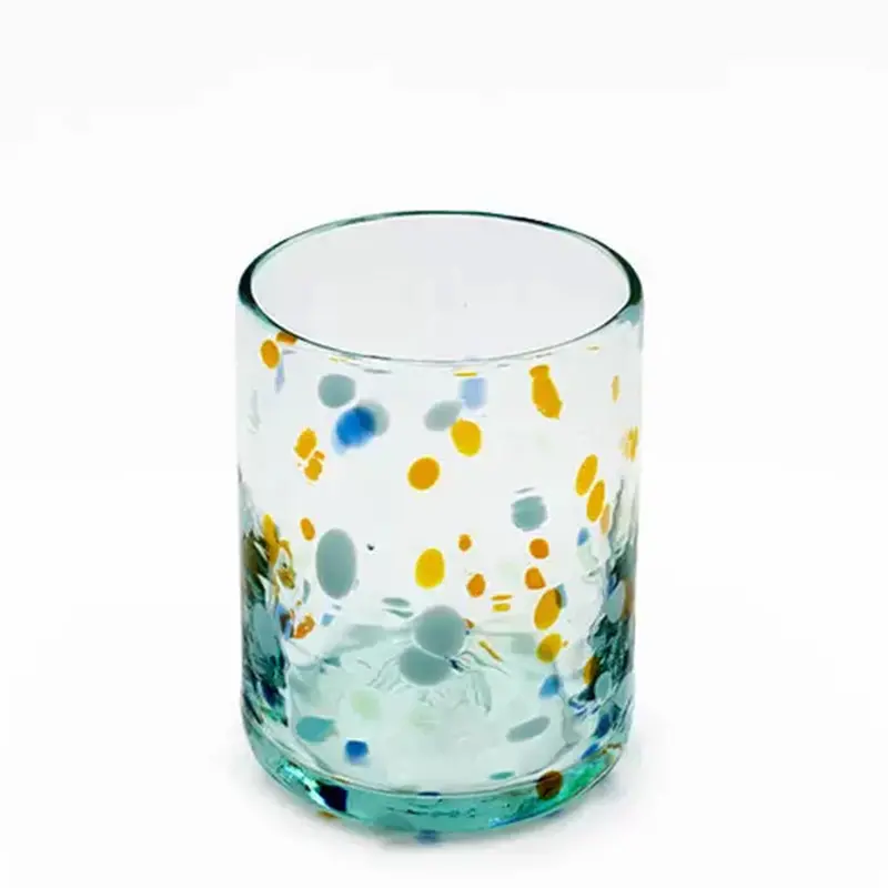 Confetti-Printed Glass Tumbler 1