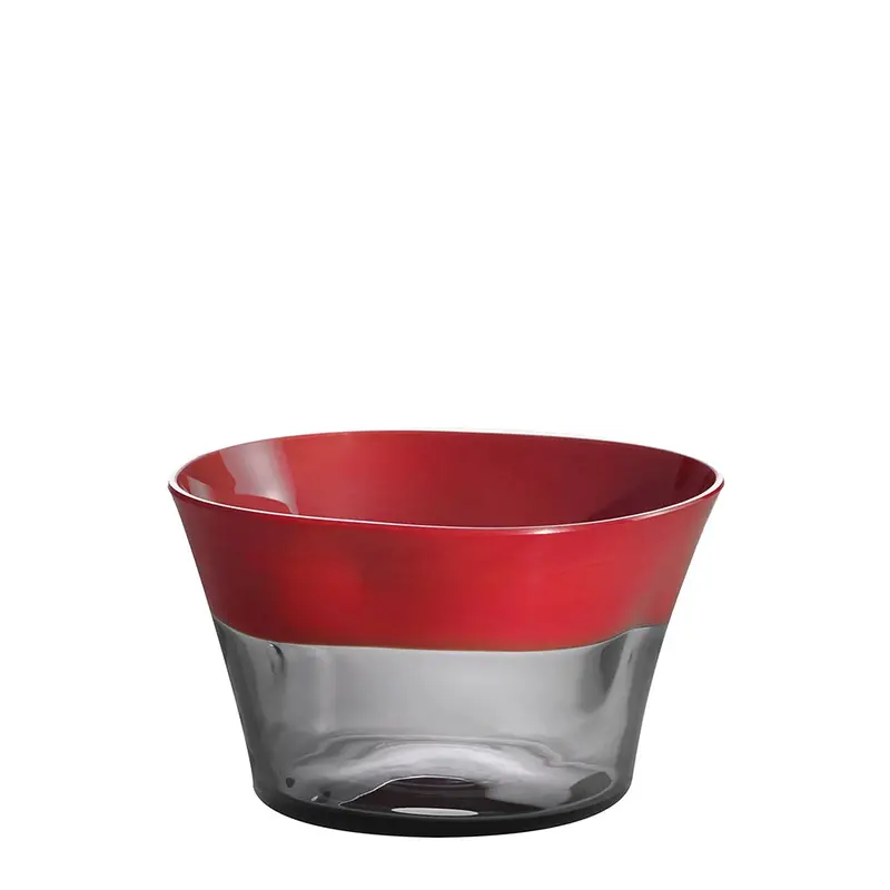 Coral Pink And Storm Gray Bowl 1