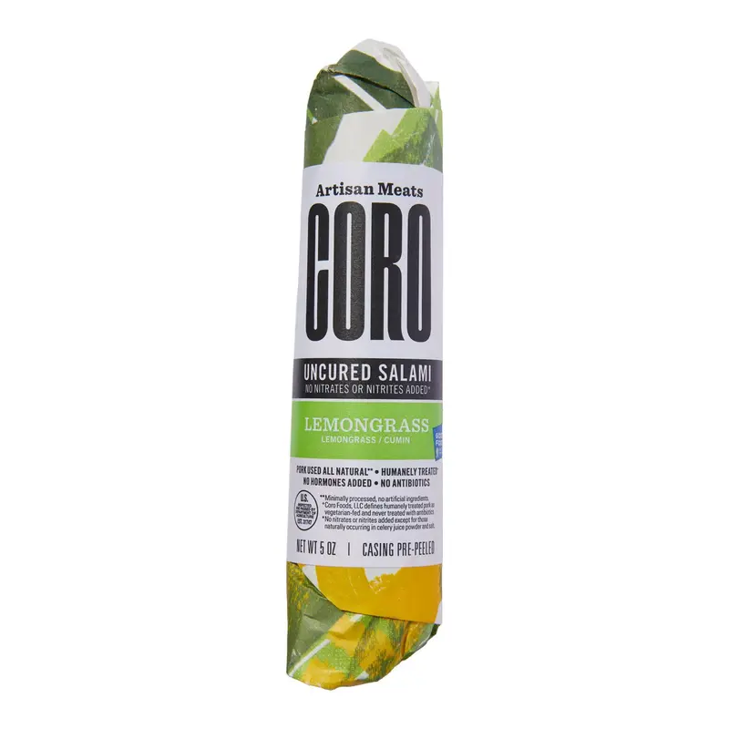 Coro Foods Piccolo Sausage – Uncured Lemongrass Flavor 1
