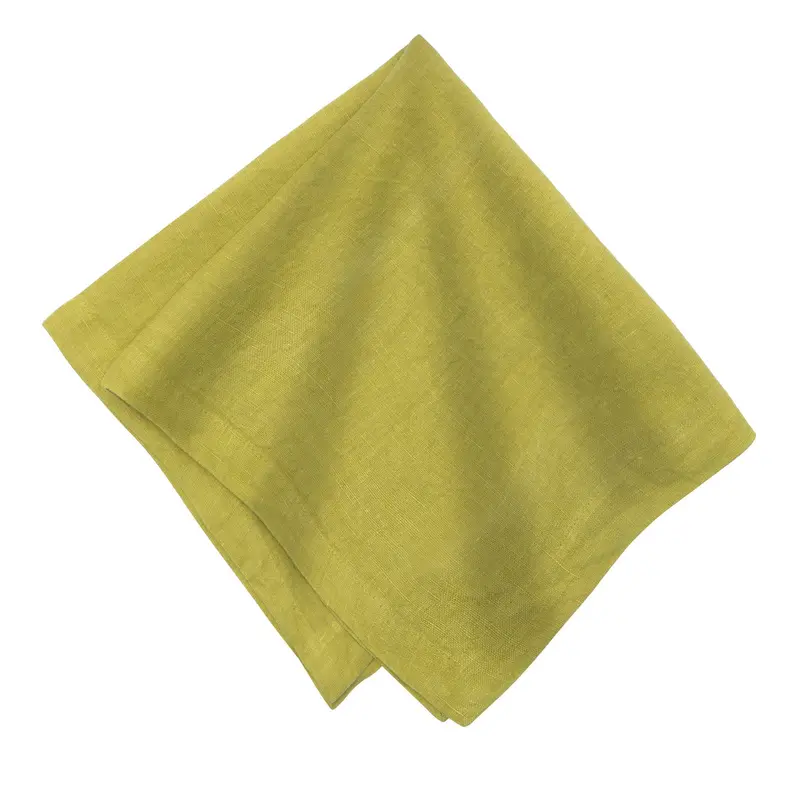 Couleur Nature Everyday Linen Napkins – Granny Smith Green, Set Of 4 1