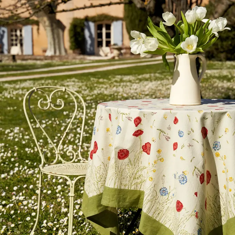 Couleur Nature Springfields Tablecloth – 59" X 86" Classic French Size 1