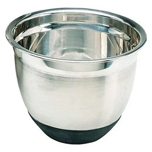 Crestware 3-Quart Heavy-Duty Rubber-Base Mixing Bowl 1