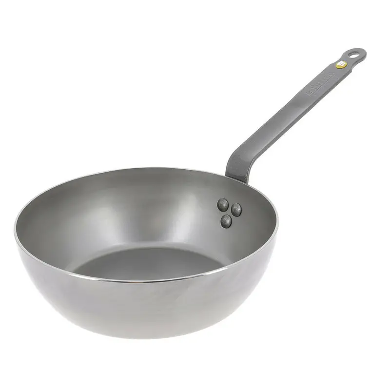 De Buyer Mineral B Country Fry Pan – 9.5" Versatile Carbon Steel Cooking Pan 1