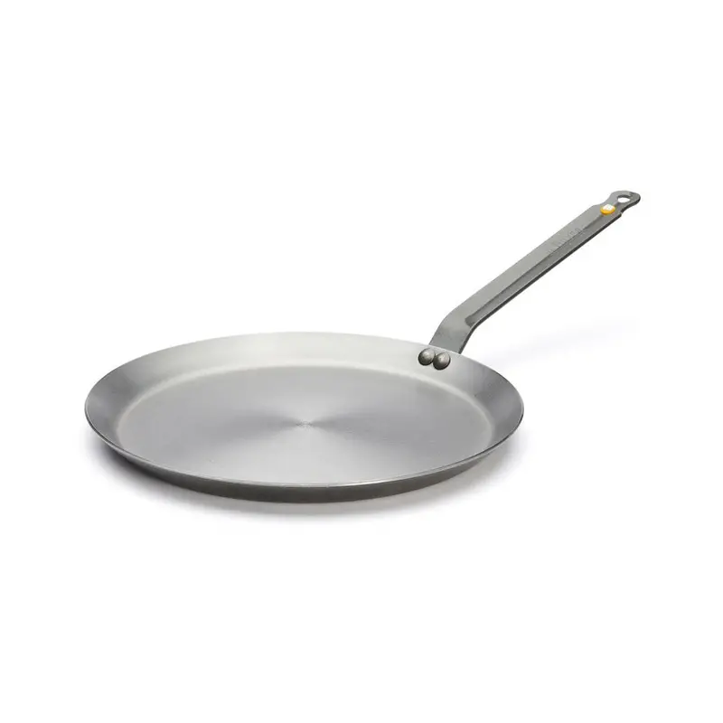 De Buyer Mineral B Crepe And Tortilla Pan – 9.5" Lightweight Carbon Steel Skillet 1