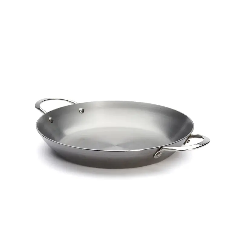 De Buyer Mineral B Paella Pan – Heavy-Duty Carbon Steel 1