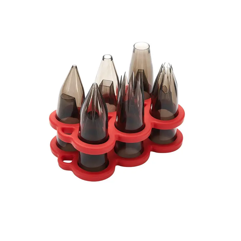 De Buyer Pastry Tip Set With Support Ring – Decorating Essentials Bundle 1