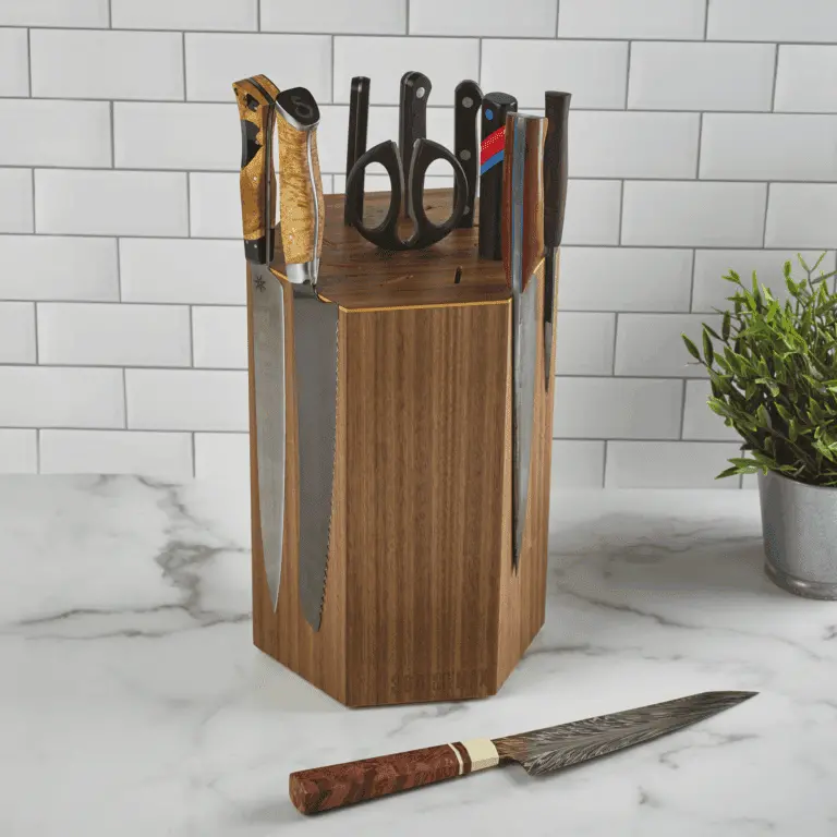 Design Trifecta 360Knifeblock Max Modular Knife Storage – Walnut Finish 1