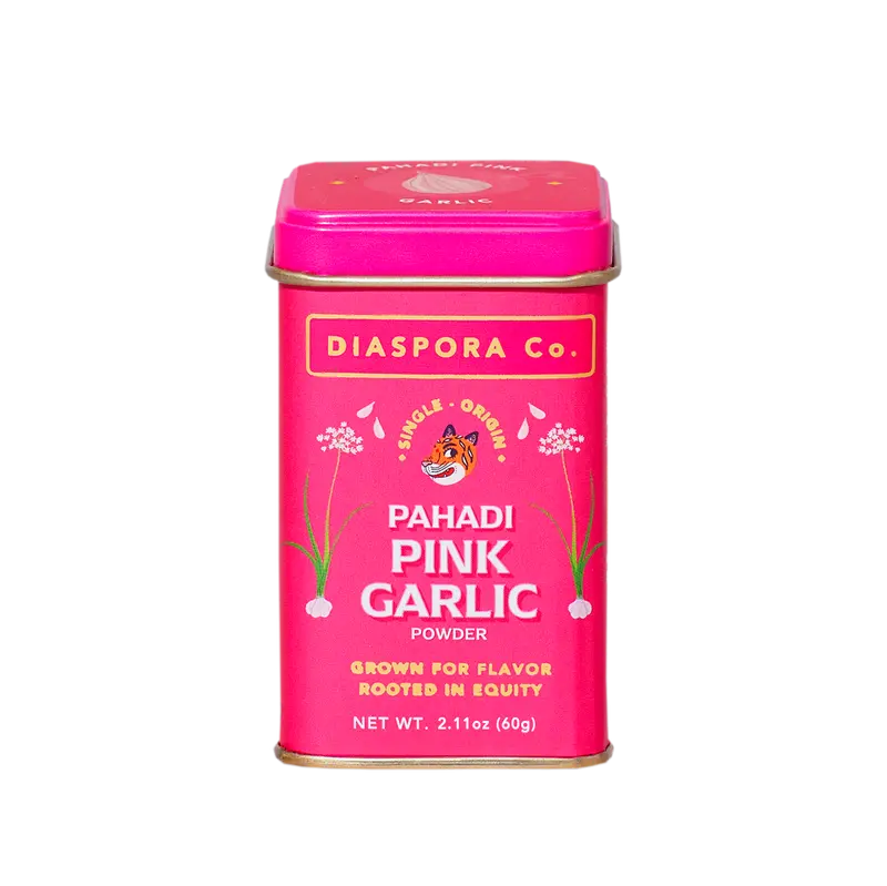 Diaspora Co. Pahadi Pink Garlic – Small-Batch, Himalayan-Grown Aromatic Garlic Powder 1