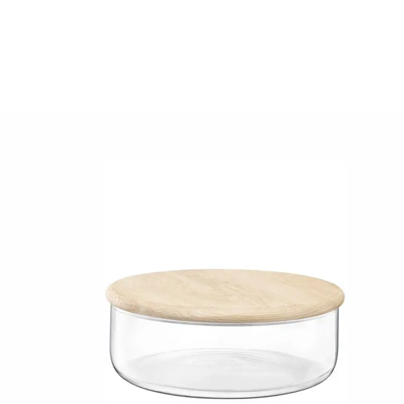 Dine Multi-Use Bowl With Oak Lid 1