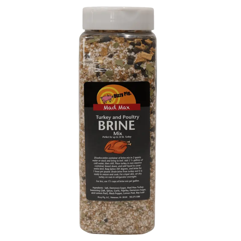 Dizzy Pig Mad Max Turkey Brine – Flavor-Packed Poultry Soak 1