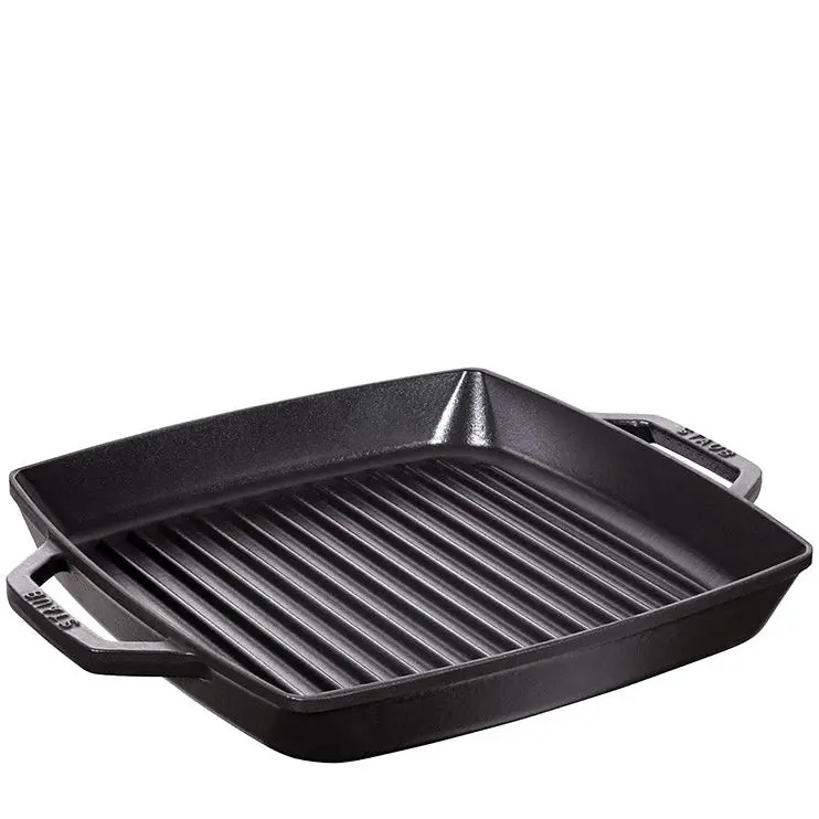 Double-Handled Cast Iron Grill Pan 1
