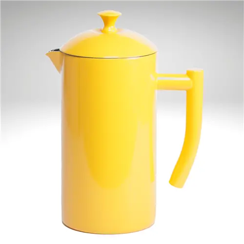 Double-Walled French Press In Sunshine Yellow – Frieling 1