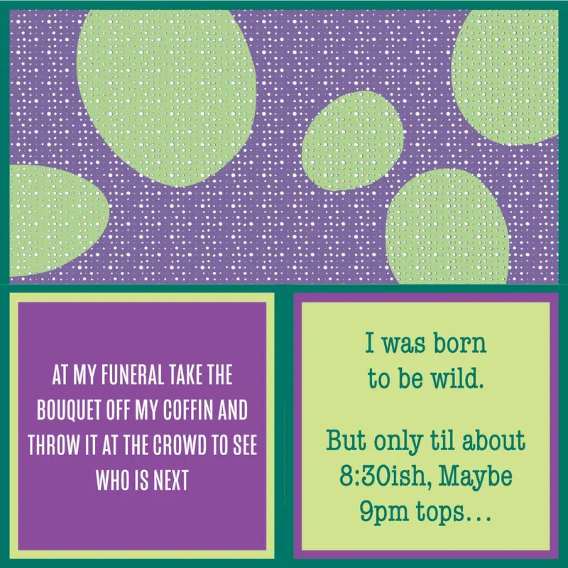 Drinks On Me 'Born To Be Wild' Cocktail Napkin 1