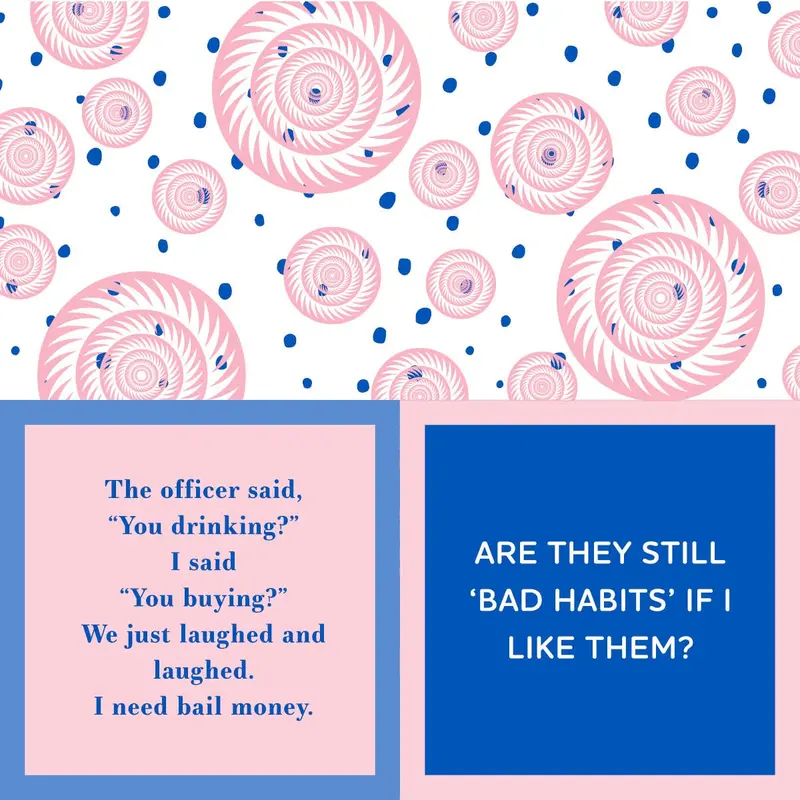 'Drinks On Me' Candid Cocktail Napkin – 'You Drinking?' & Bad Habits Humor 1