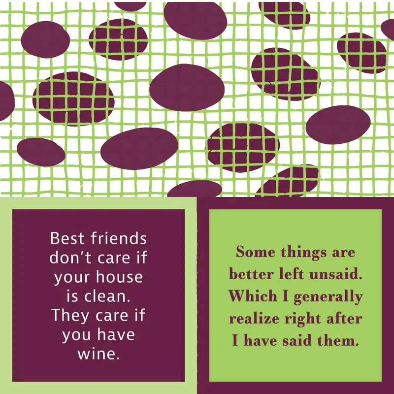'Drinks On Me' Sentimental Cocktail Napkin – Best Friends & Unspoken Bonds 1