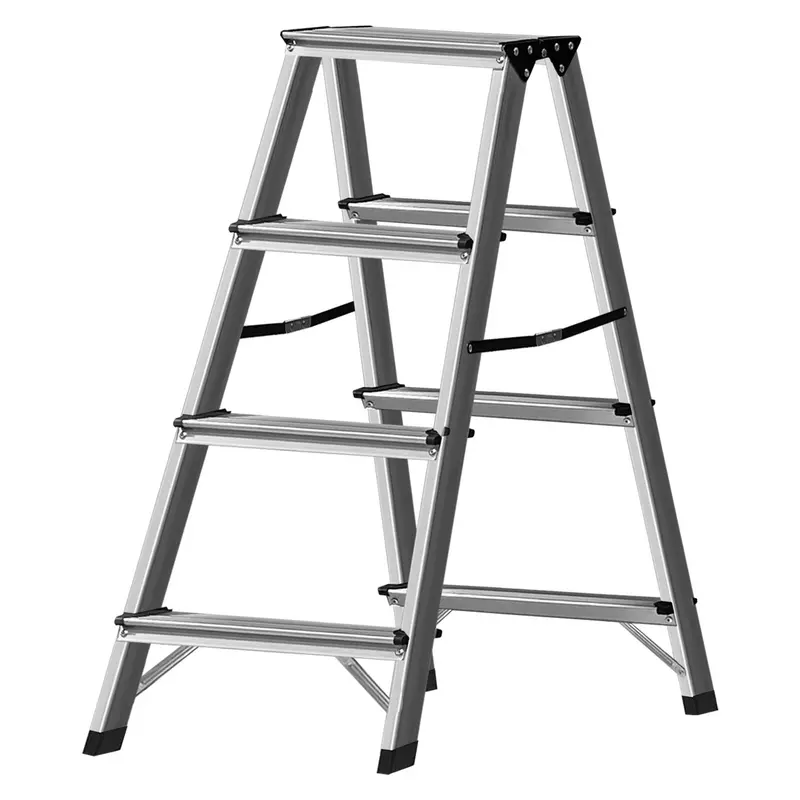Dual-Access Aluminum Ladder – 4-Step 1