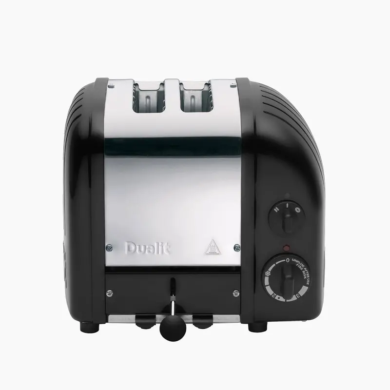 Dualit 2-Slice Classic Toaster In Matte Black Finish 1