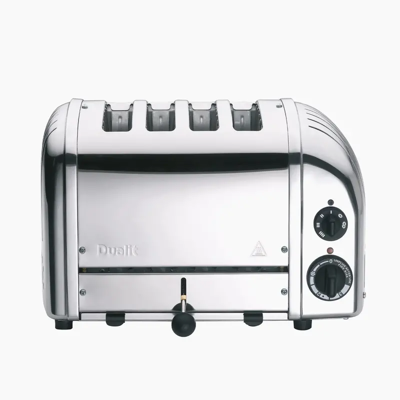 Dualit 4-Slice Toaster In Polished Stainless Steel – Timeless Chrome Look 1