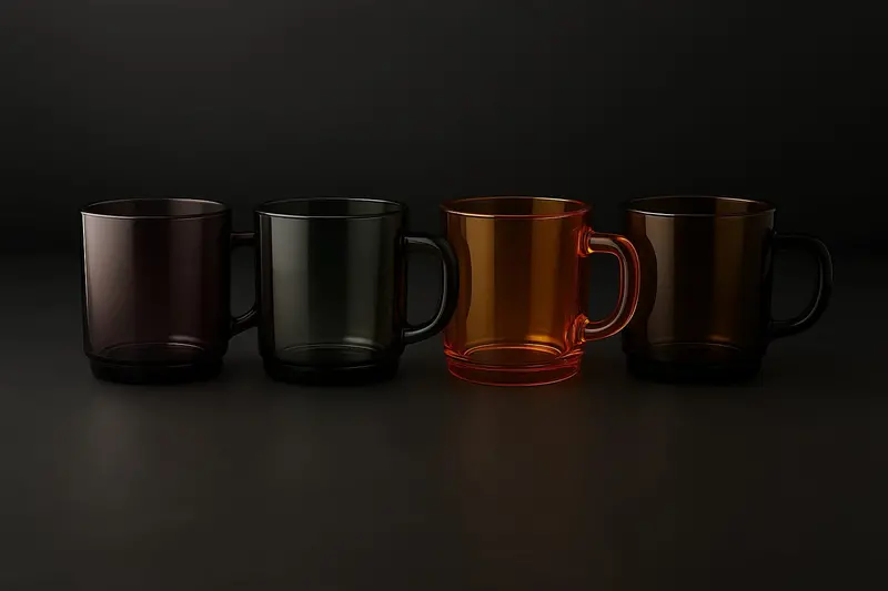 Duralex Moody Mix Ceramic Mugs – Curated Neutral-Tone Set 1