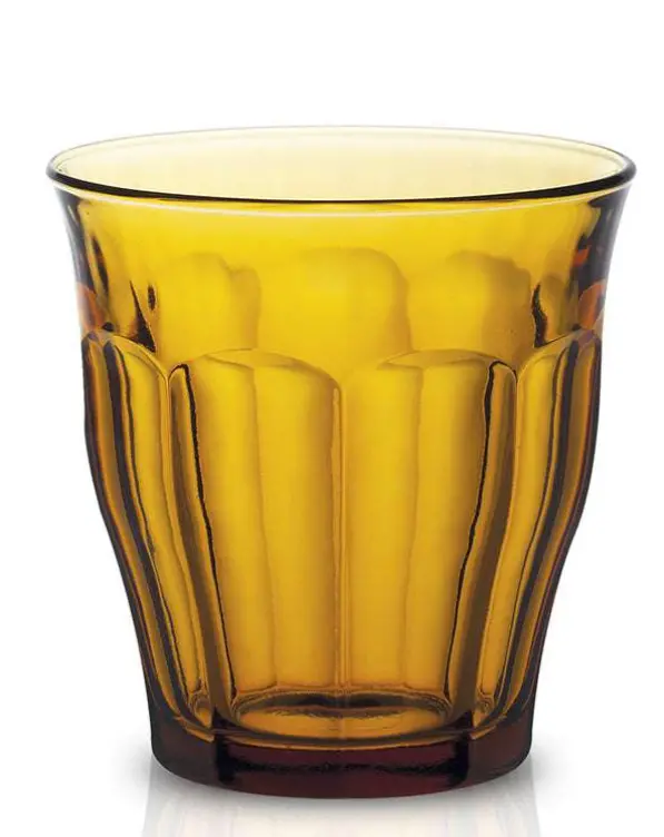 Duralex Picardie Amber Tumbler – 10.375 Oz Warm-Toned Drinking Glass 1