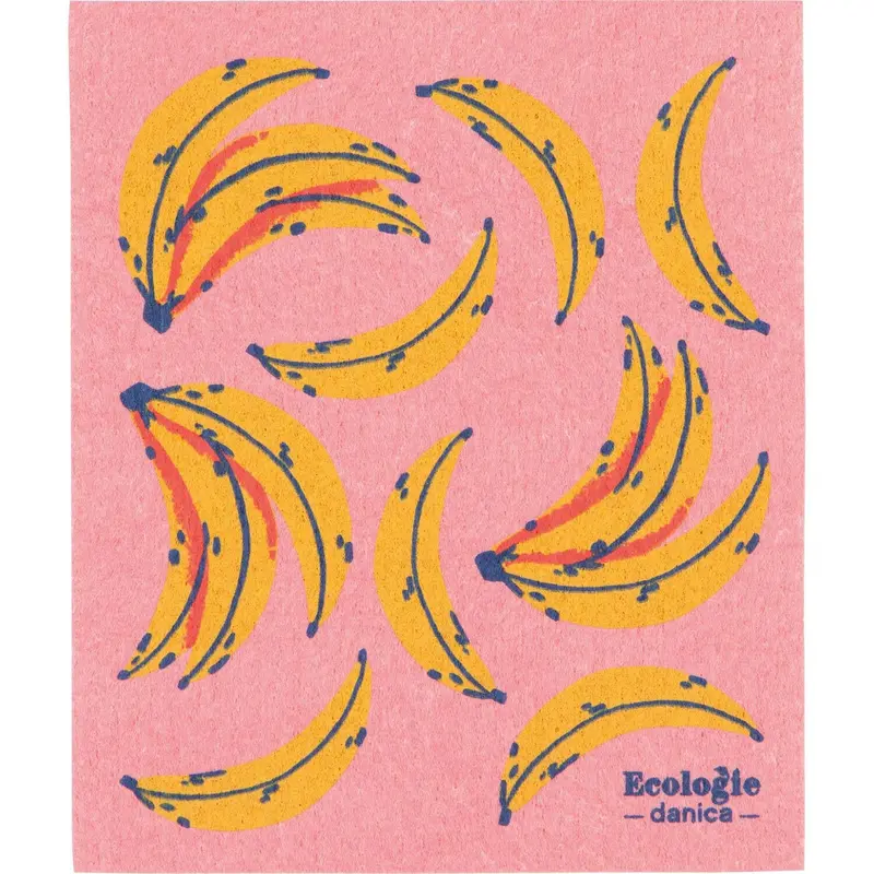 Ecologie Banana Print Swedish Dishcloth 1