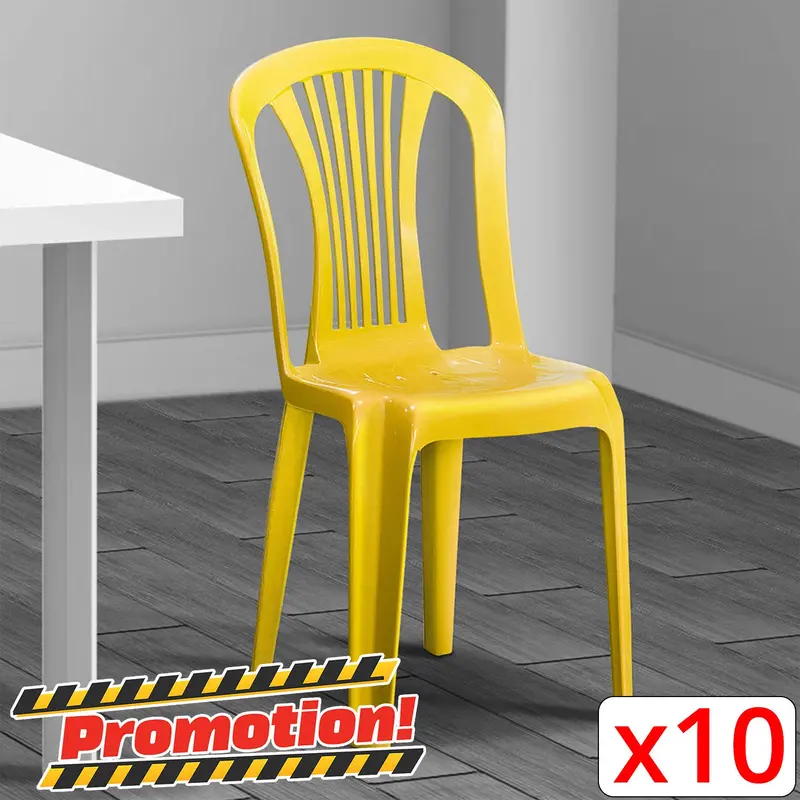 Economy Plastic Chair Pack – 10 Units 1