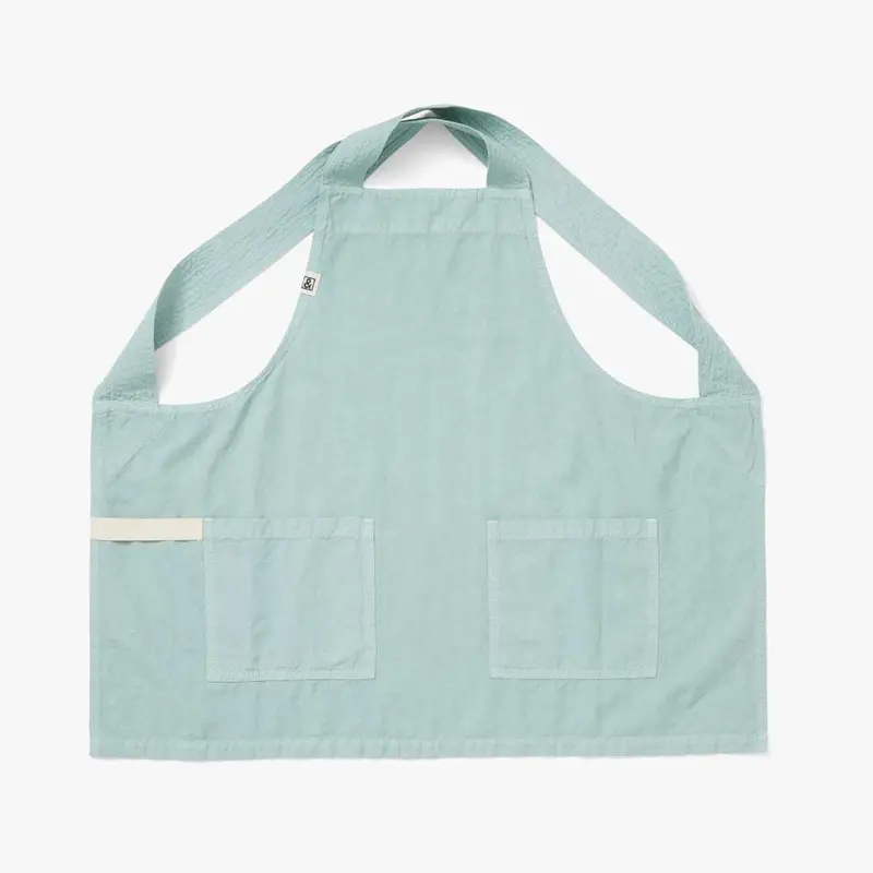 Eggshell Blue Smock Apron | Hedley & Bennett 1