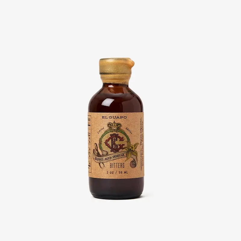 El Guapo Barrel-Aged Vanilla Bitters For Craft Cocktails 1
