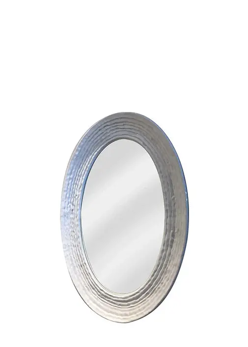 Ellissi White Mirrored Wall Accent 1