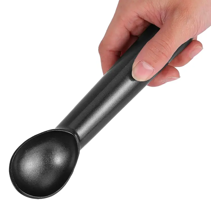 Ergonomic Cookie Dough Scoop With Release Mechanism And Size Guide 1